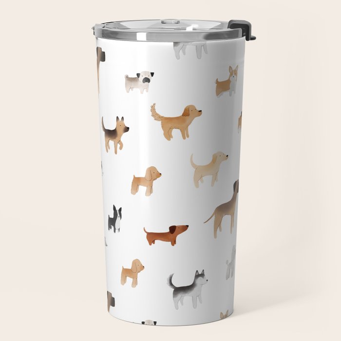 Lots of Cute Doggos Travel Mug Gallery Image 2
