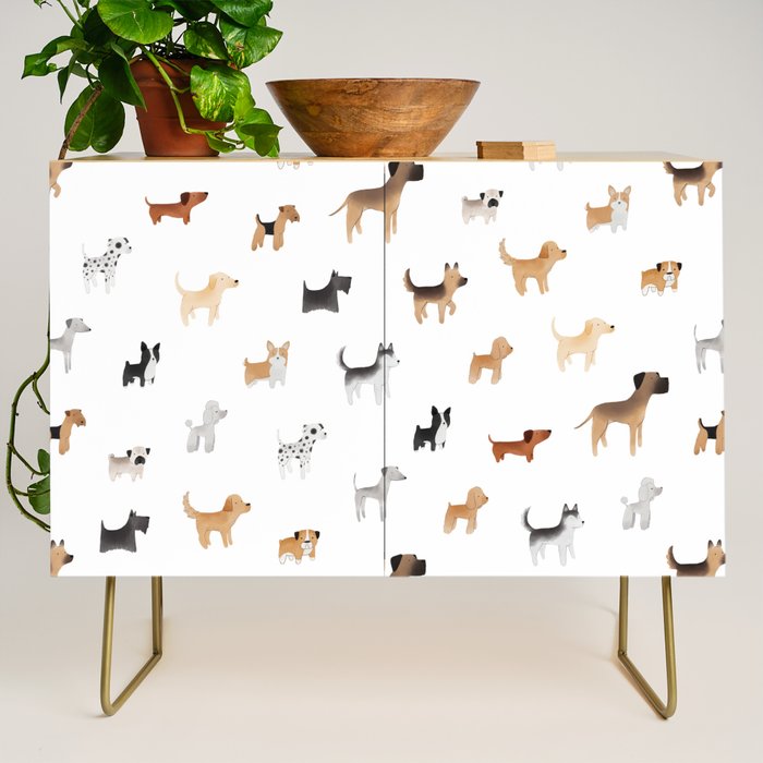 Lots of Cute Doggos Credenza Gallery Image 1
