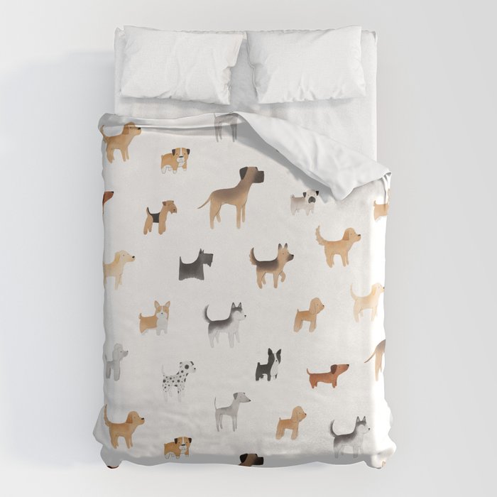 Lots of Cute Doggos Duvet Cover Gallery Image 1
