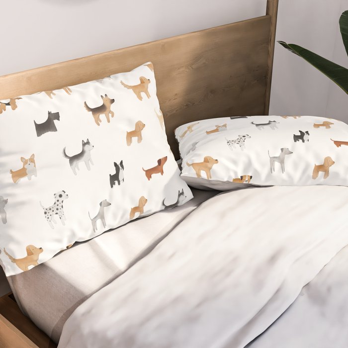 Lots of Cute Doggos Pillow Sham Gallery Image 2