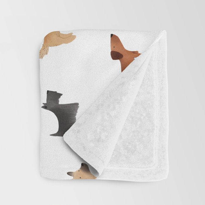 Lots of Cute Doggos Throw Blanket Gallery Image 3