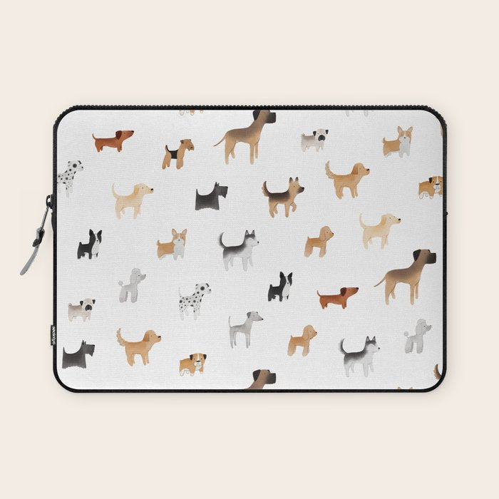Lots of Cute Doggos Laptop Sleeve Gallery Image 1