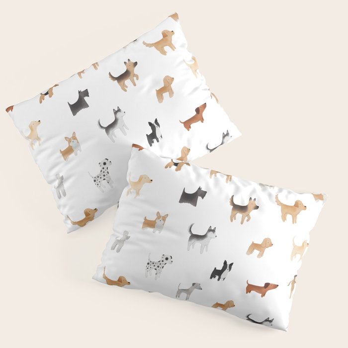 Lots of Cute Doggos Pillow Sham Gallery Image 1