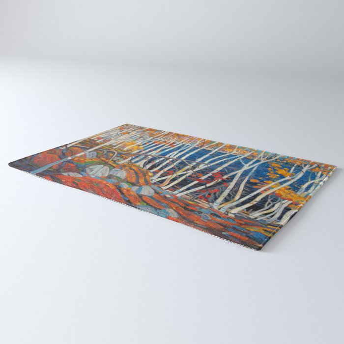 In The Northland (Group Of Seven) by Tom Thomson Canadian Landscape Art Rug Gallery Image 3
