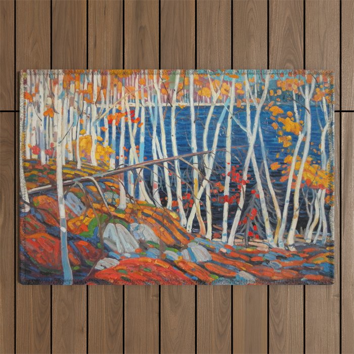 In The Northland (Group Of Seven) by Tom Thomson Canadian Landscape Art Outdoor Rug Gallery Image 1