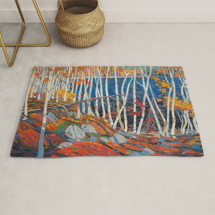 In The Northland (Group Of Seven) by Tom Thomson Canadian Landscape Art Rug Gallery Image 1
