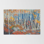 In The Northland (Group Of Seven) by Tom Thomson Canadian Landscape Art Rug Gallery Image 2