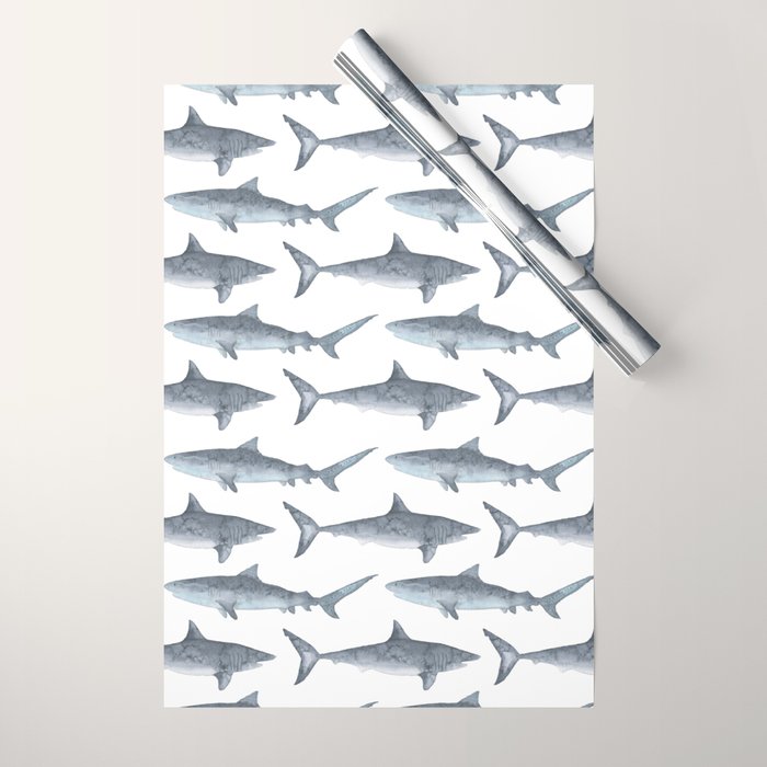 Sharks Wrapping Paper Gallery Image 1