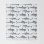 Sharks Throw Blanket Gallery Image 2