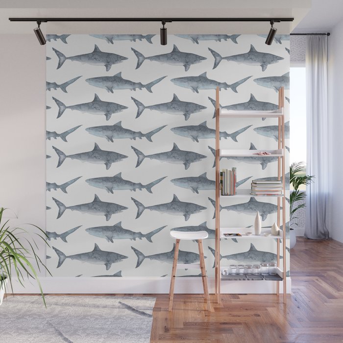 Sharks Wall Mural