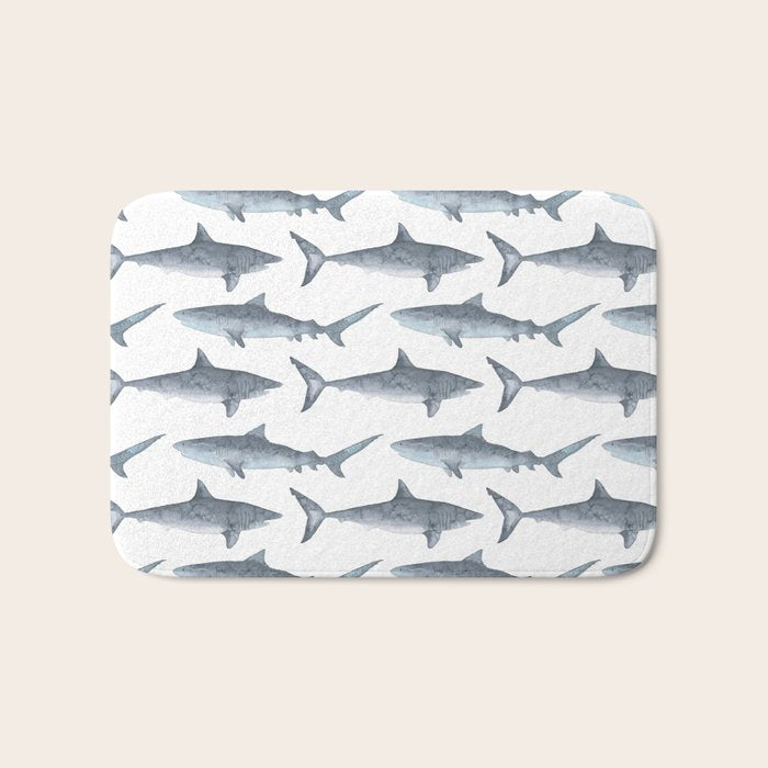 Sharks Bath Mat Gallery Image 1