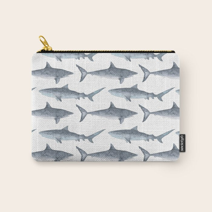 Sharks Carry All Pouch Gallery Image 1