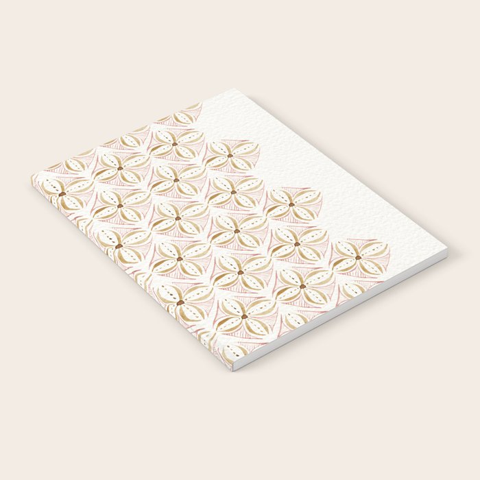 Rose Gold Watercolor Tile Notebook Gallery Image 2