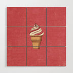 FAST FOOD / Ice Cream Wood Wall Art Gallery Image 1