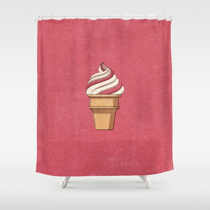 FAST FOOD / Ice Cream Shower Curtain Gallery Image 1