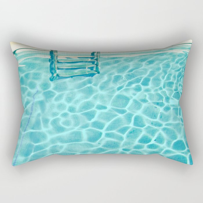 Swimming Pool IX Rectangular Pillow Gallery Image 1