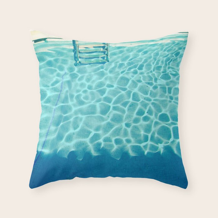 Swimming Pool IX Throw Pillow Gallery Image 1