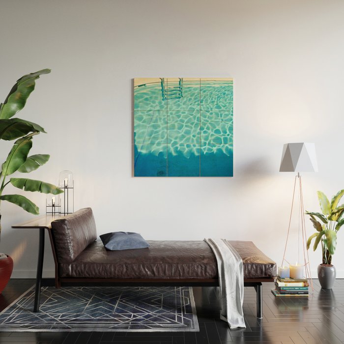 Swimming Pool IX Wood Wall Art Gallery Image 2