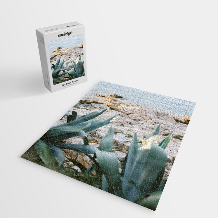 A few steps from the ocean | Fine art Croatia travel photography print | Coastal sea wall art Jigsaw Puzzle Gallery Image 2