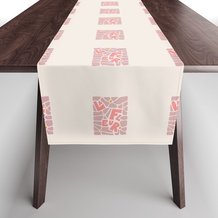 La Fleur French Flower Table Runner Gallery Image 1