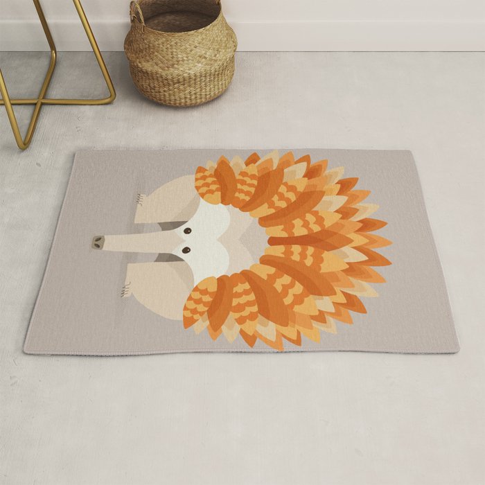 Whimsical Echidna Rug Gallery Image 1