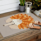 Whimsical Echidna Outdoor Rug Gallery Image 2