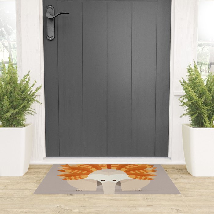 Whimsical Echidna Welcome Mat Gallery Image 3