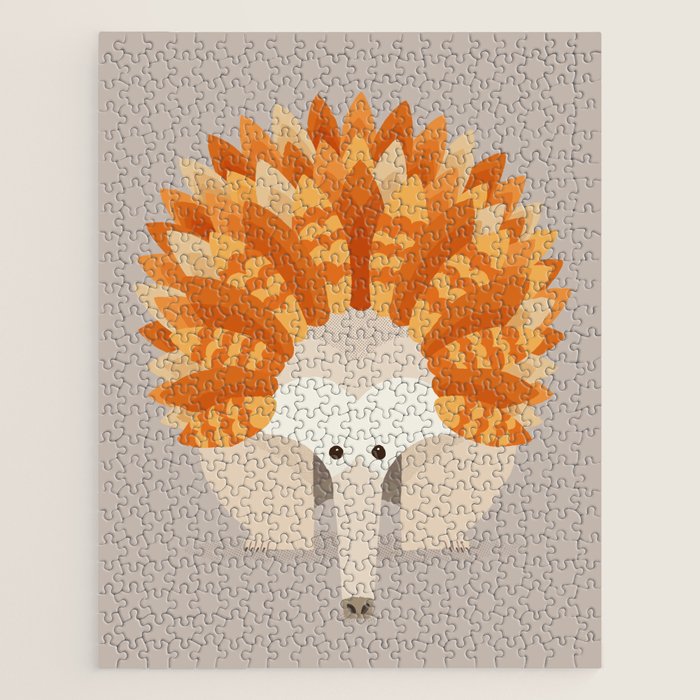 Whimsical Echidna Jigsaw Puzzle Gallery Image 1