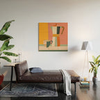 Sunset Moka Wood Wall Art Gallery Image 2
