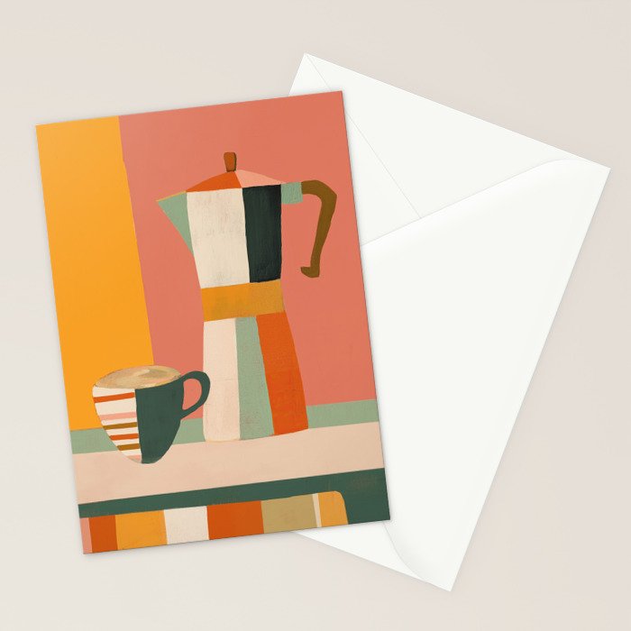 Sunset Moka Stationery Card Gallery Image 2