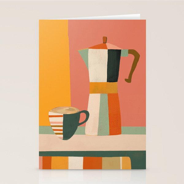 Sunset Moka Stationery Card Gallery Image 1