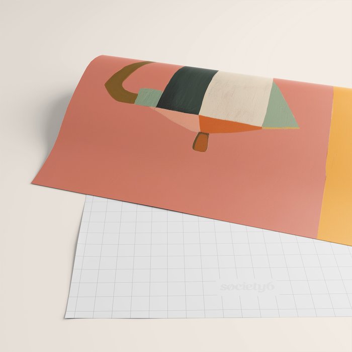 Sunset Moka Wrapping Paper Gallery Image 2
