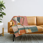 Sunset Moka Throw Blanket Gallery Image 1