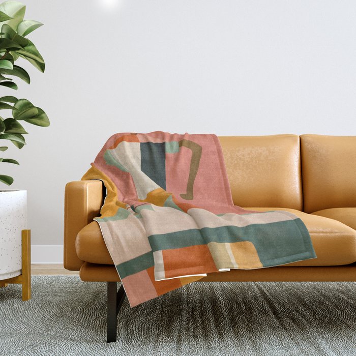 Sunset Moka Throw Blanket Gallery Image 1