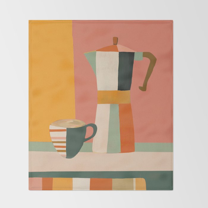 Sunset Moka Throw Blanket Gallery Image 2