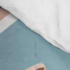 Vintage sea shell flat illustration pattern Comforter Gallery Image 4