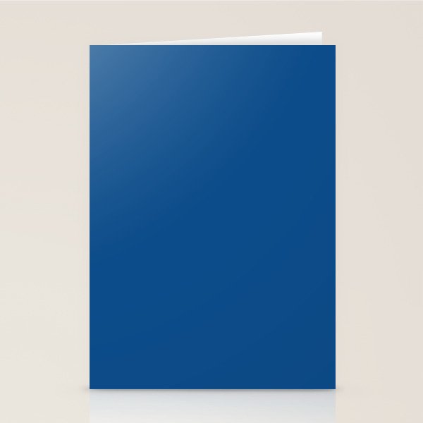 Lapis Lazuli Blue - Solid Color Collection Stationery Card Gallery Image 1