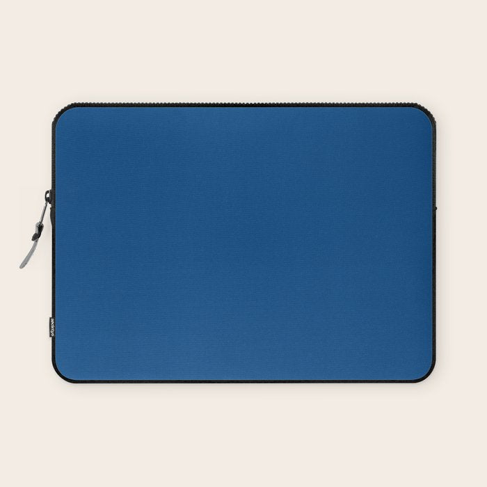 Lapis Lazuli Blue - Solid Color Collection Laptop Sleeve Gallery Image 1