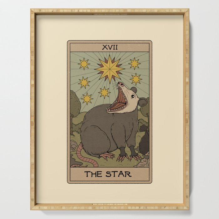 The Star - Possum Tarot Serving Tray Gallery Image 1