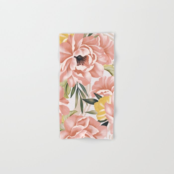 Big pink bouquet flowers S Bath Towel Gallery Image 1