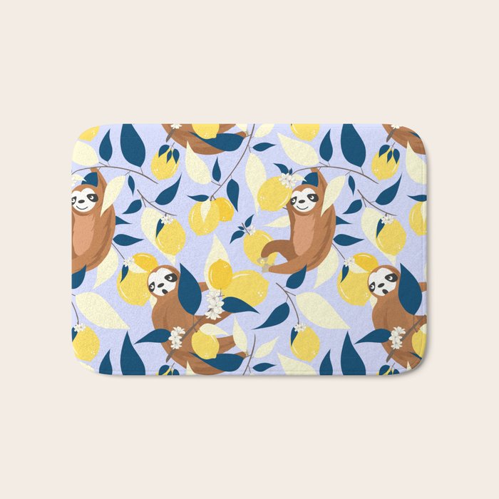 Sloth & Lemons Hangout Bath Mat Gallery Image 1