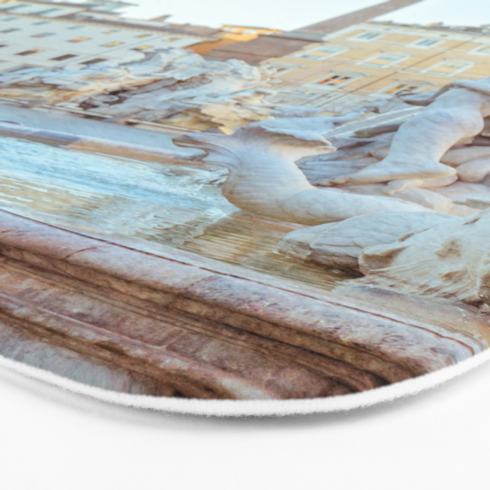 Piazza Navona - Rome Italy Photography Bath Mat Gallery Image 3