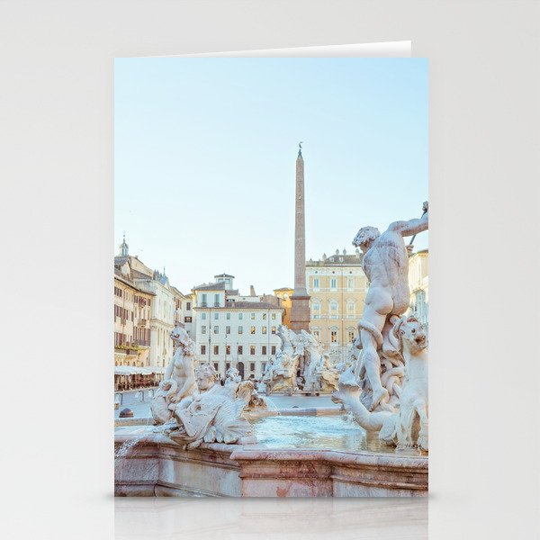 Piazza Navona - Rome Italy Photography Stationery Card Gallery Image 1