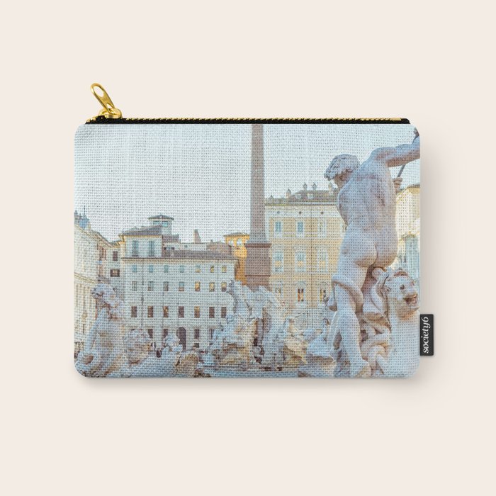 Piazza Navona - Rome Italy Photography Carry All Pouch Gallery Image 1