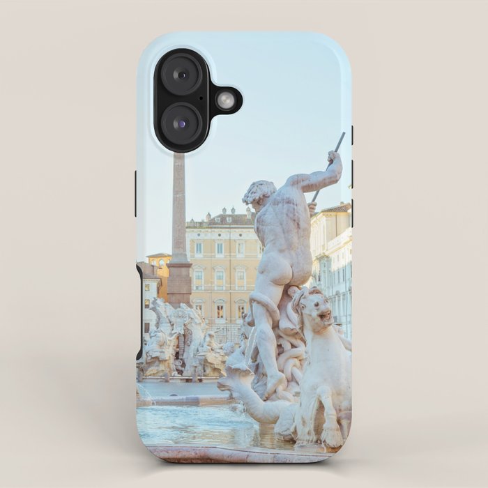 Piazza Navona - Rome Italy Photography iPhone Case Gallery Image 1