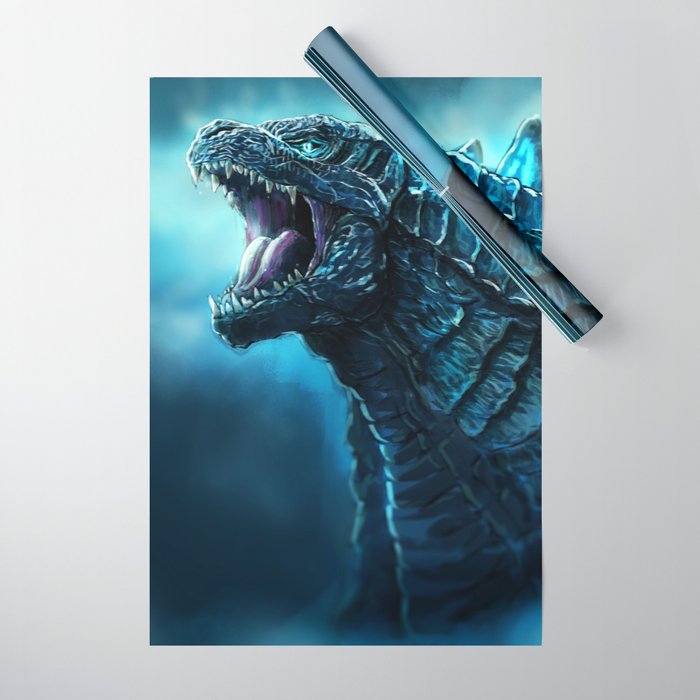The King of Monsters - Godzilla Wrapping Paper Gallery Image 1