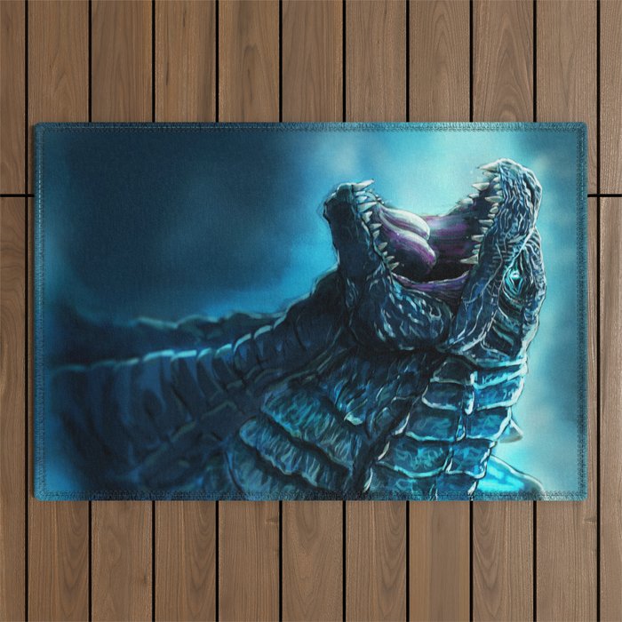 The King of Monsters - Godzilla Outdoor Rug Gallery Image 1