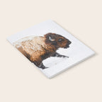 Buffalo In The Snow Notebook Gallery Image 2