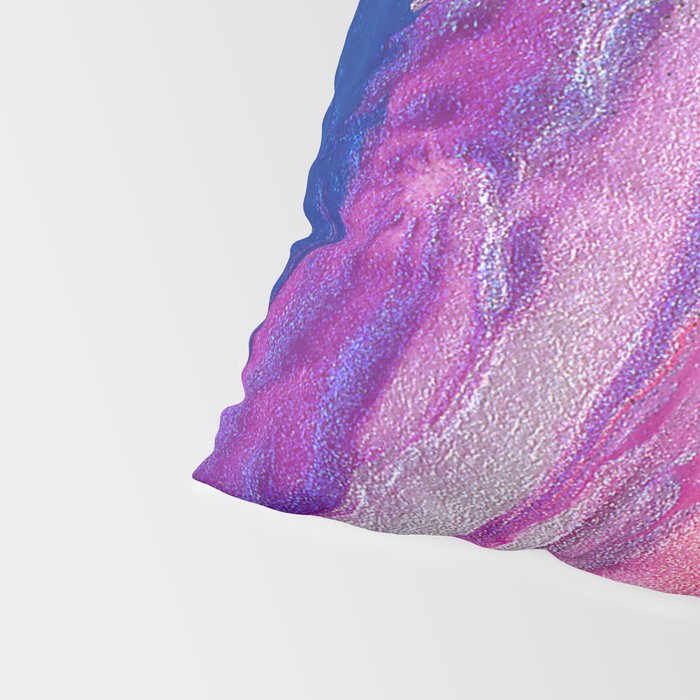 Bursting with Cosmic Joy Abstract Painting Pillow Sham Gallery Image 4