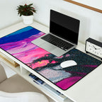 Bursting with Cosmic Joy Abstract Painting Desk Mat Gallery Image 2